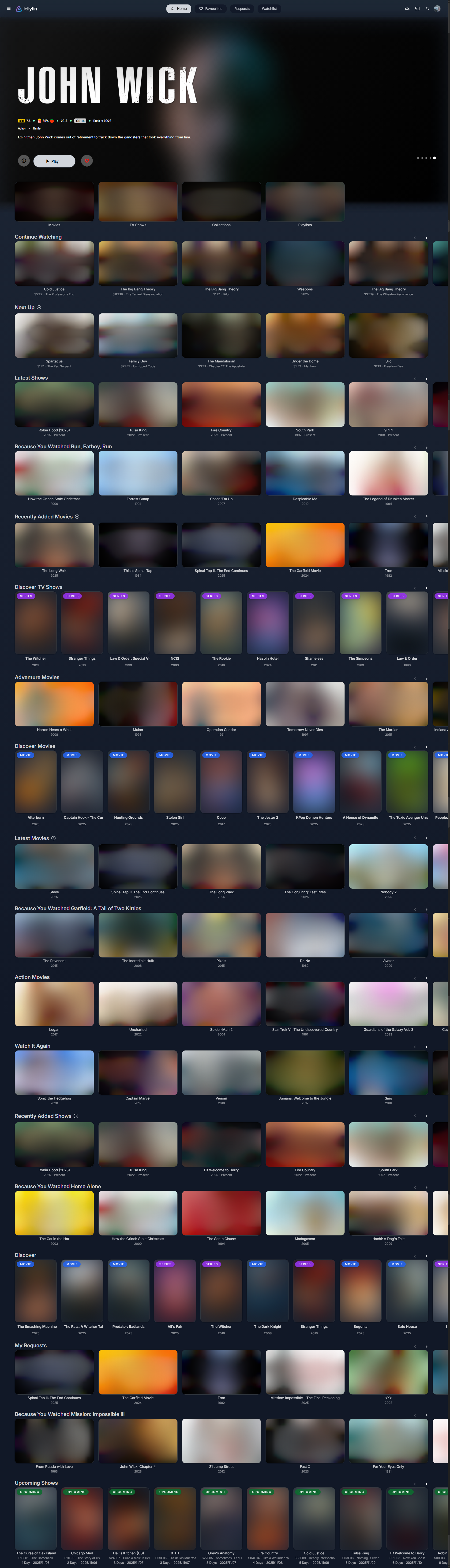 jellyfin-plugin-home-sections screenshot 1