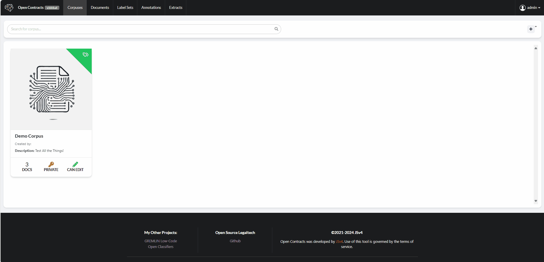 OpenContracts screenshot 7