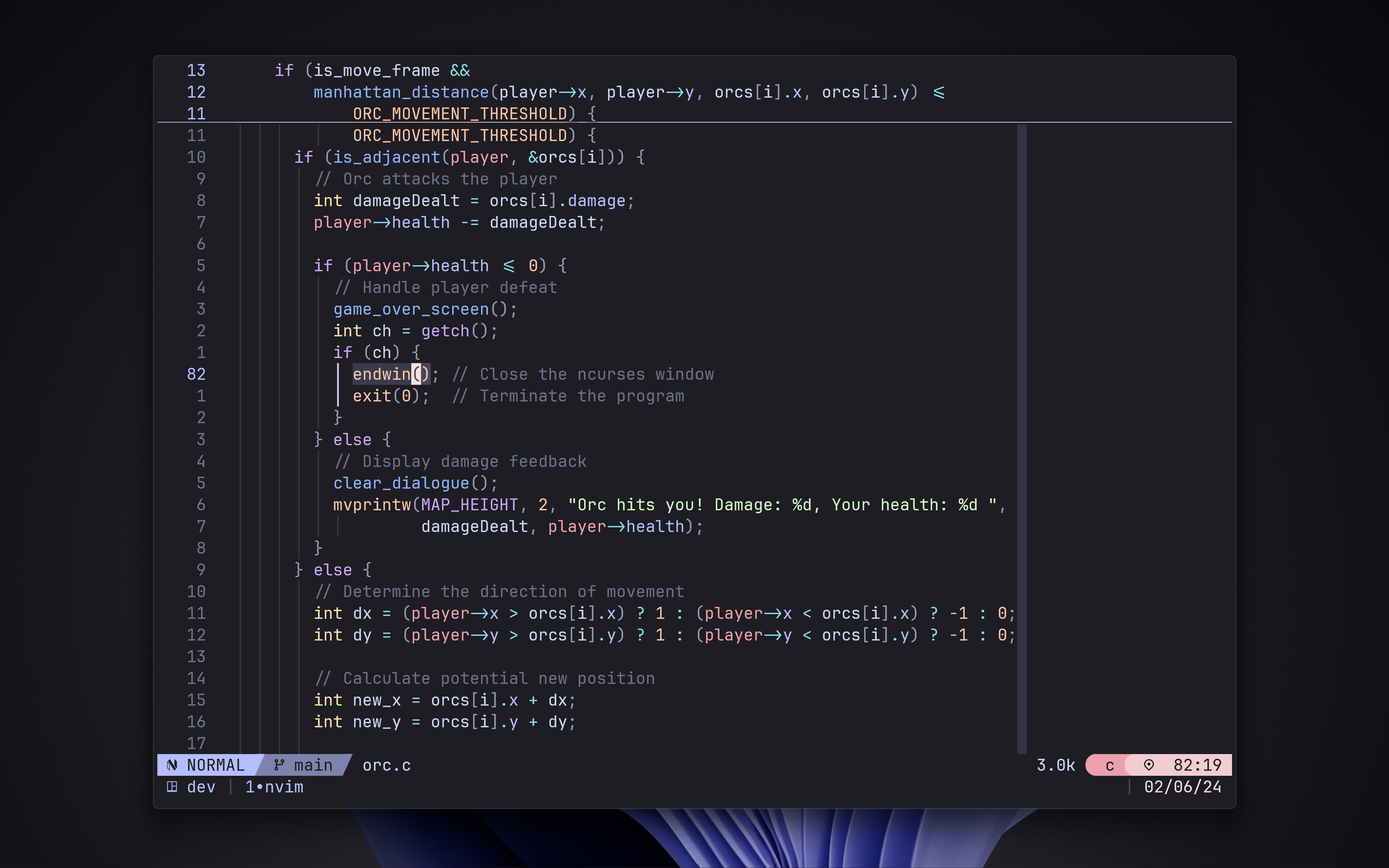 viis-lazyvim screenshot 2