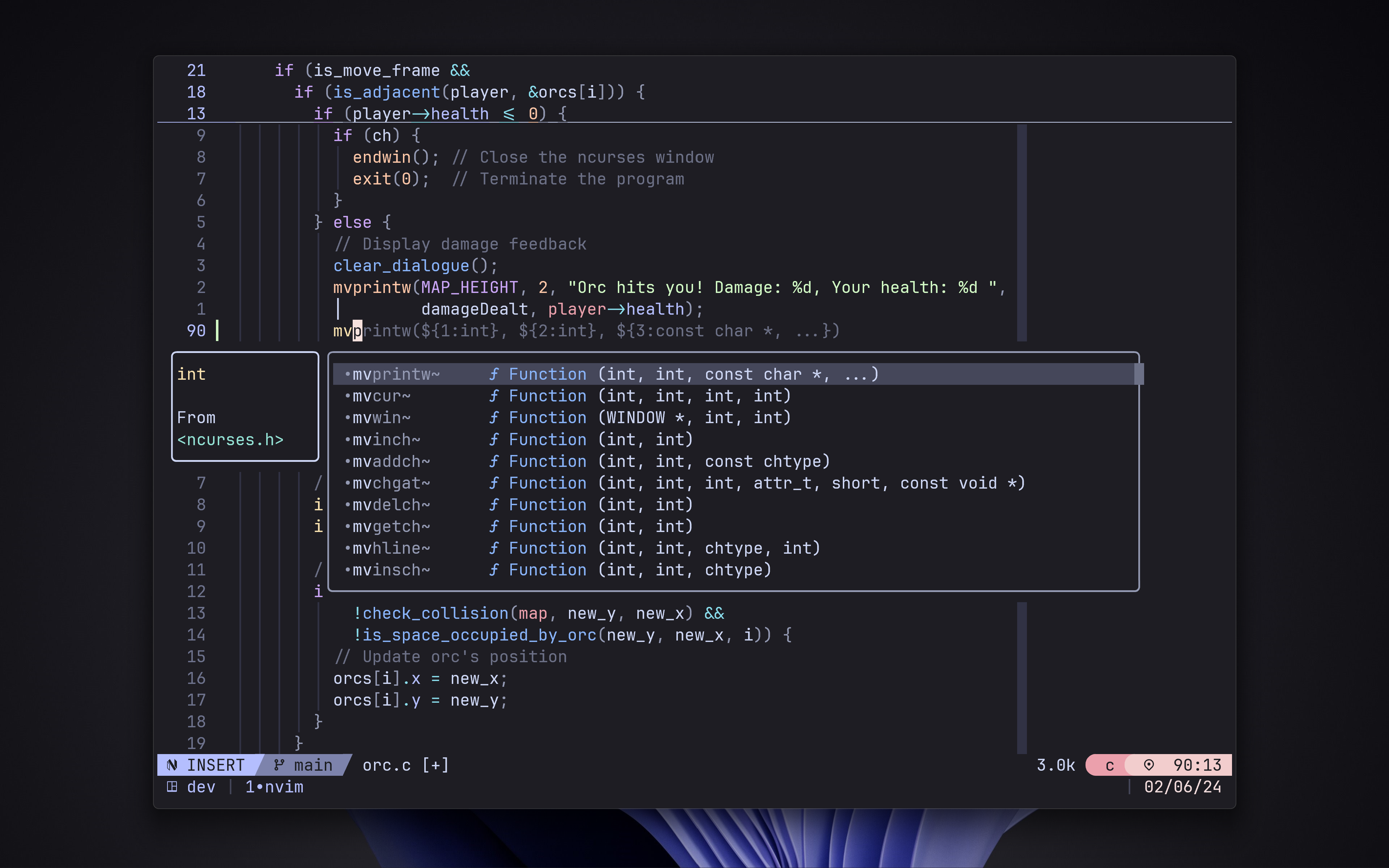 viis-lazyvim screenshot 3