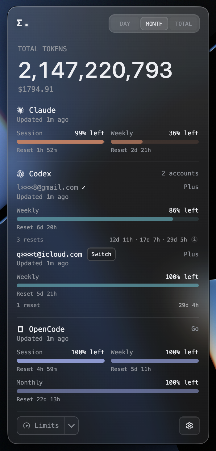 token-monitor screenshot 4
