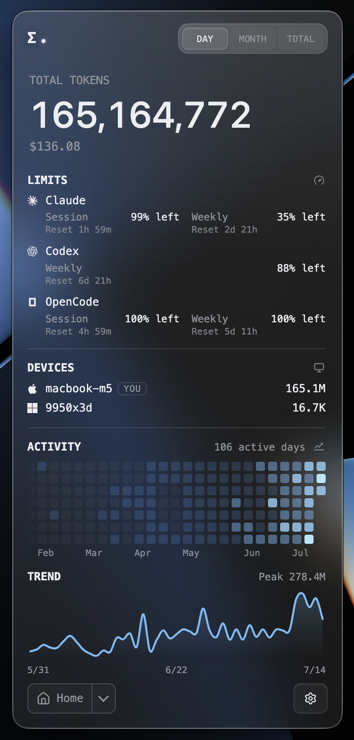 token-monitor screenshot 3