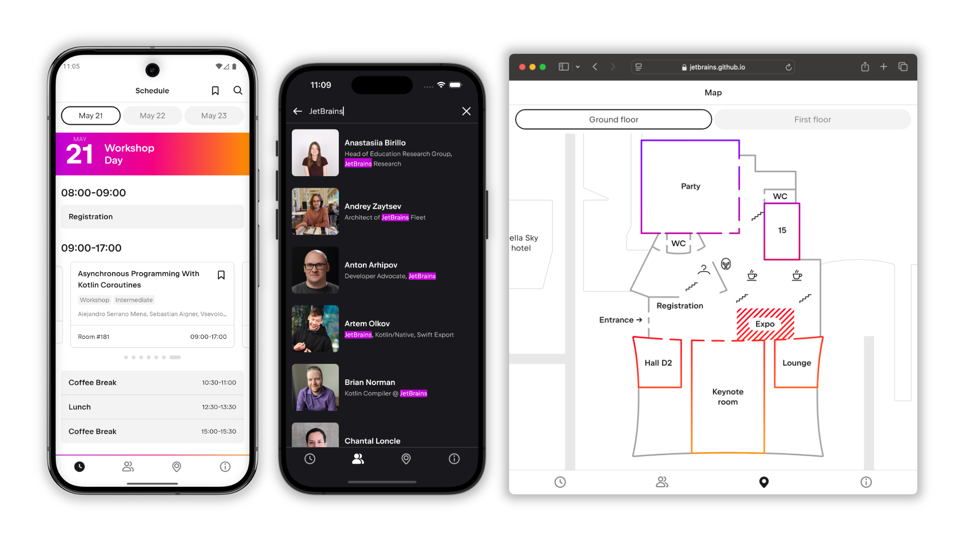 kotlinconf-app screenshot 1