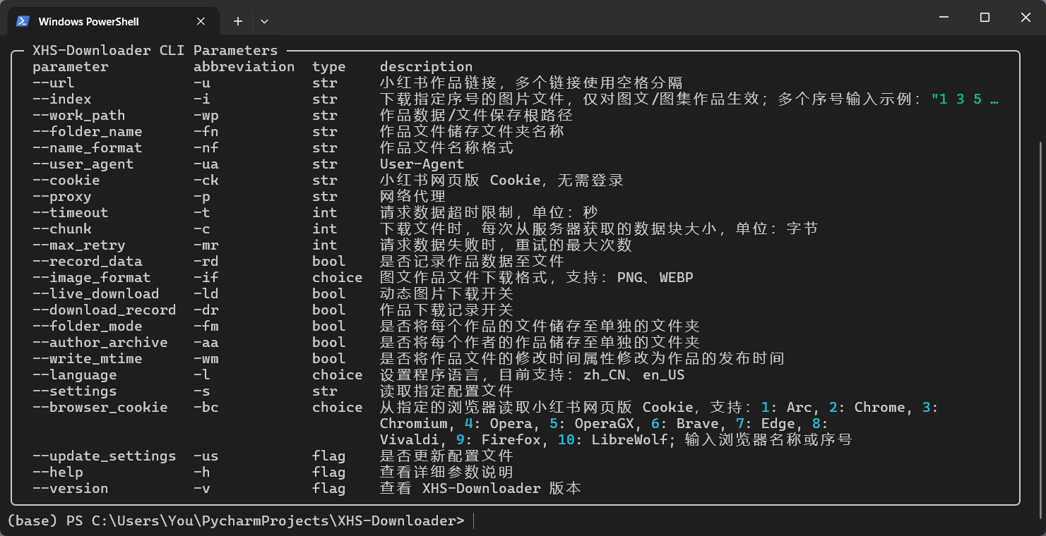 XHS-Downloader screenshot 5