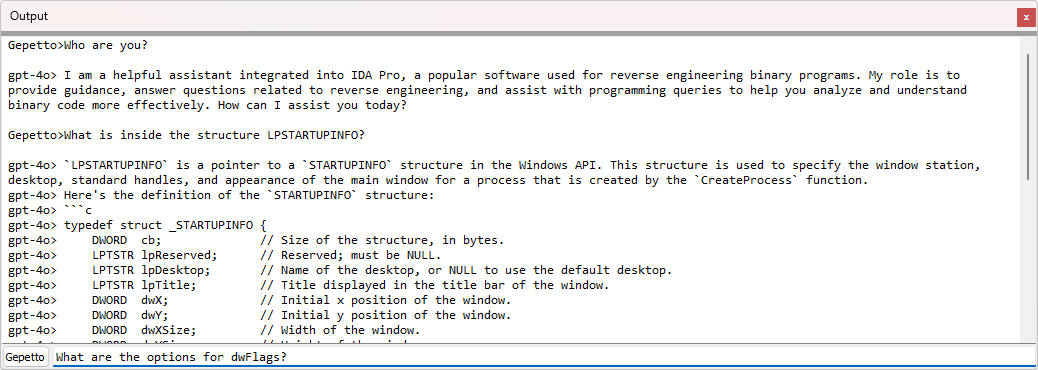 Gepetto screenshot 4