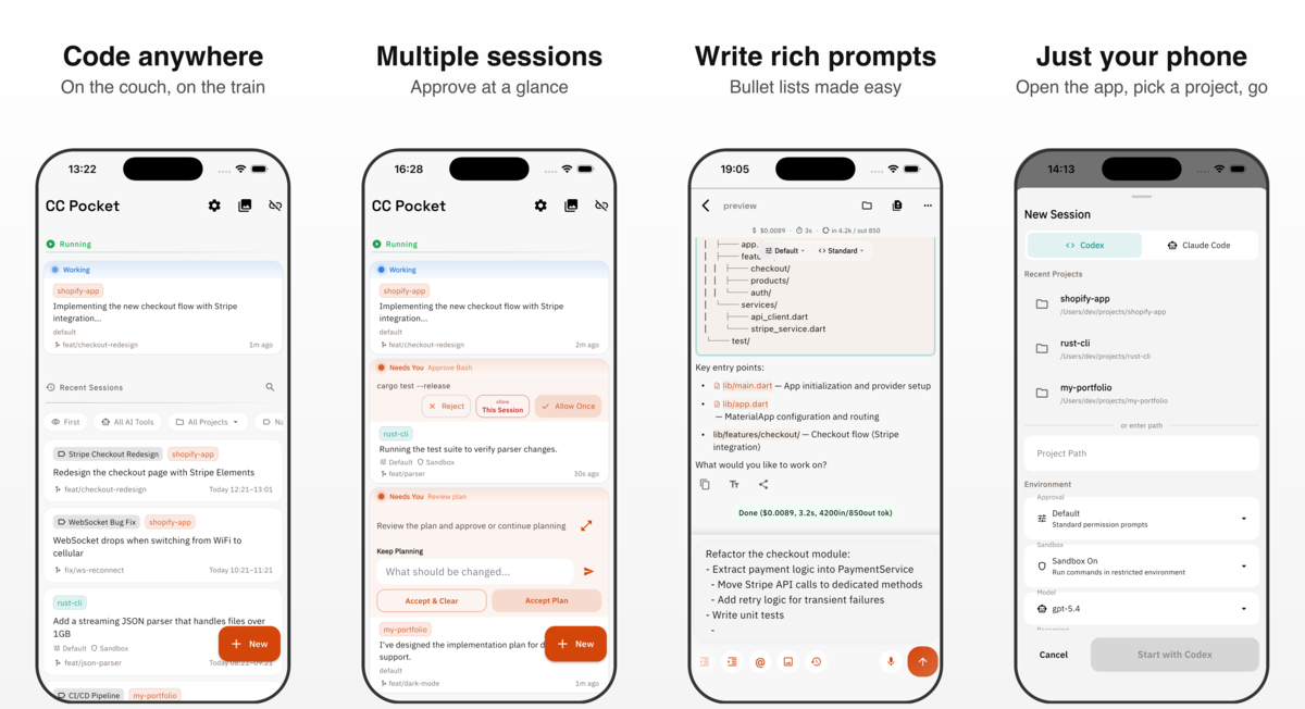 ccpocket screenshot 1