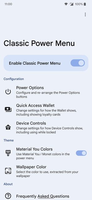 ClassicPowerMenu screenshot 3