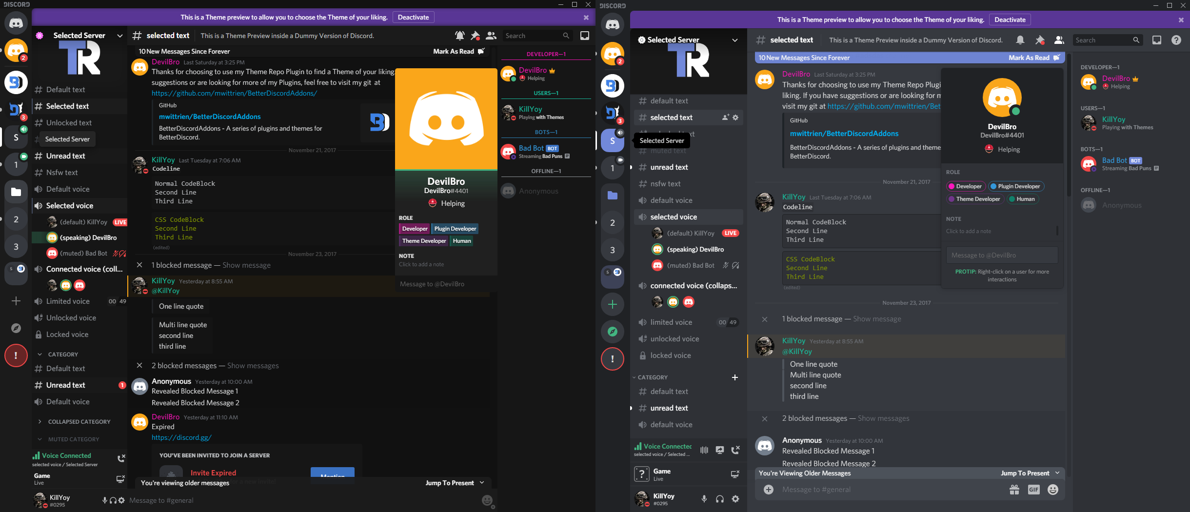 DiscordNight screenshot 2