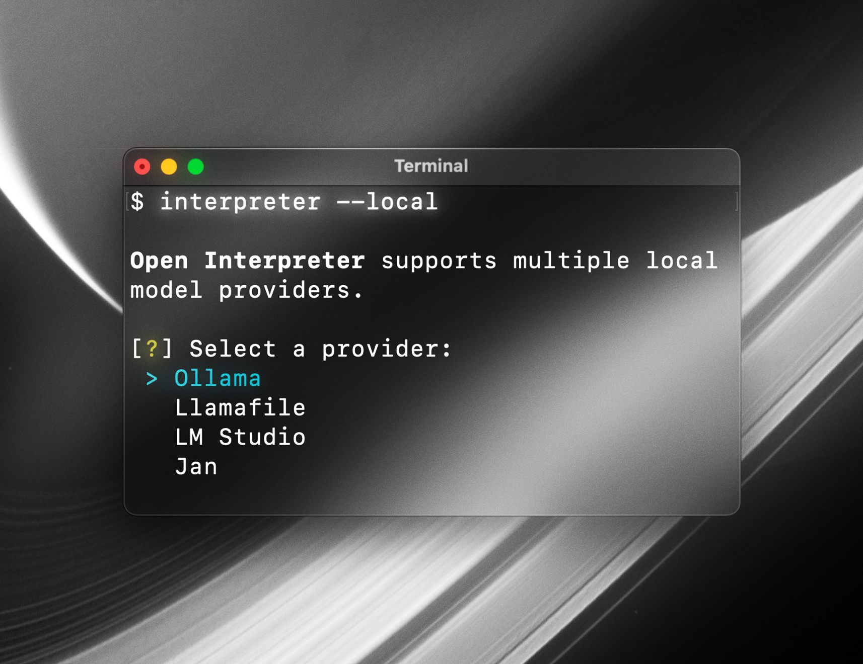 open-interpreter screenshot 1
