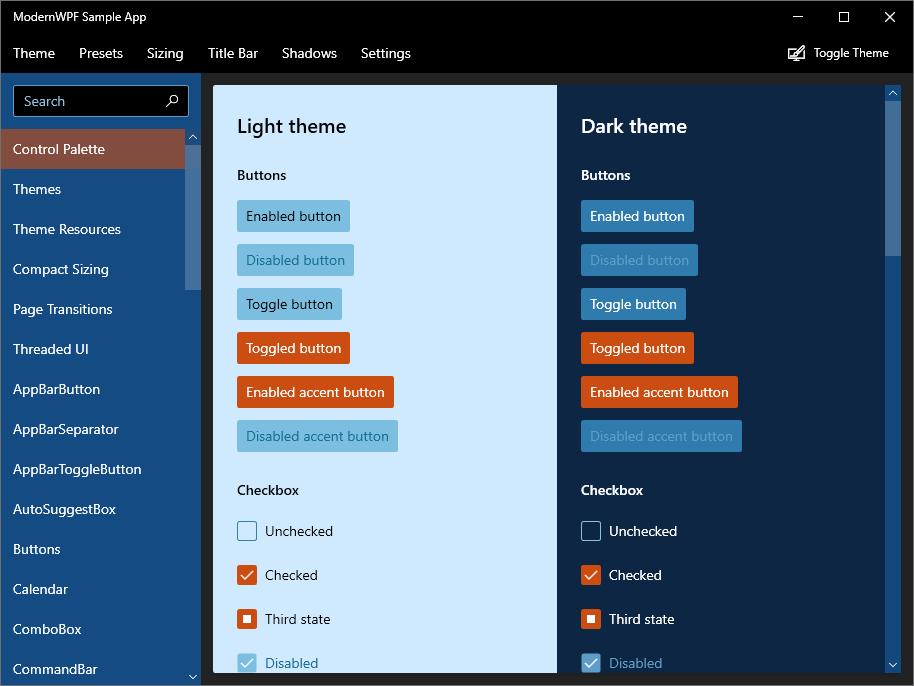 ModernWpf screenshot 4