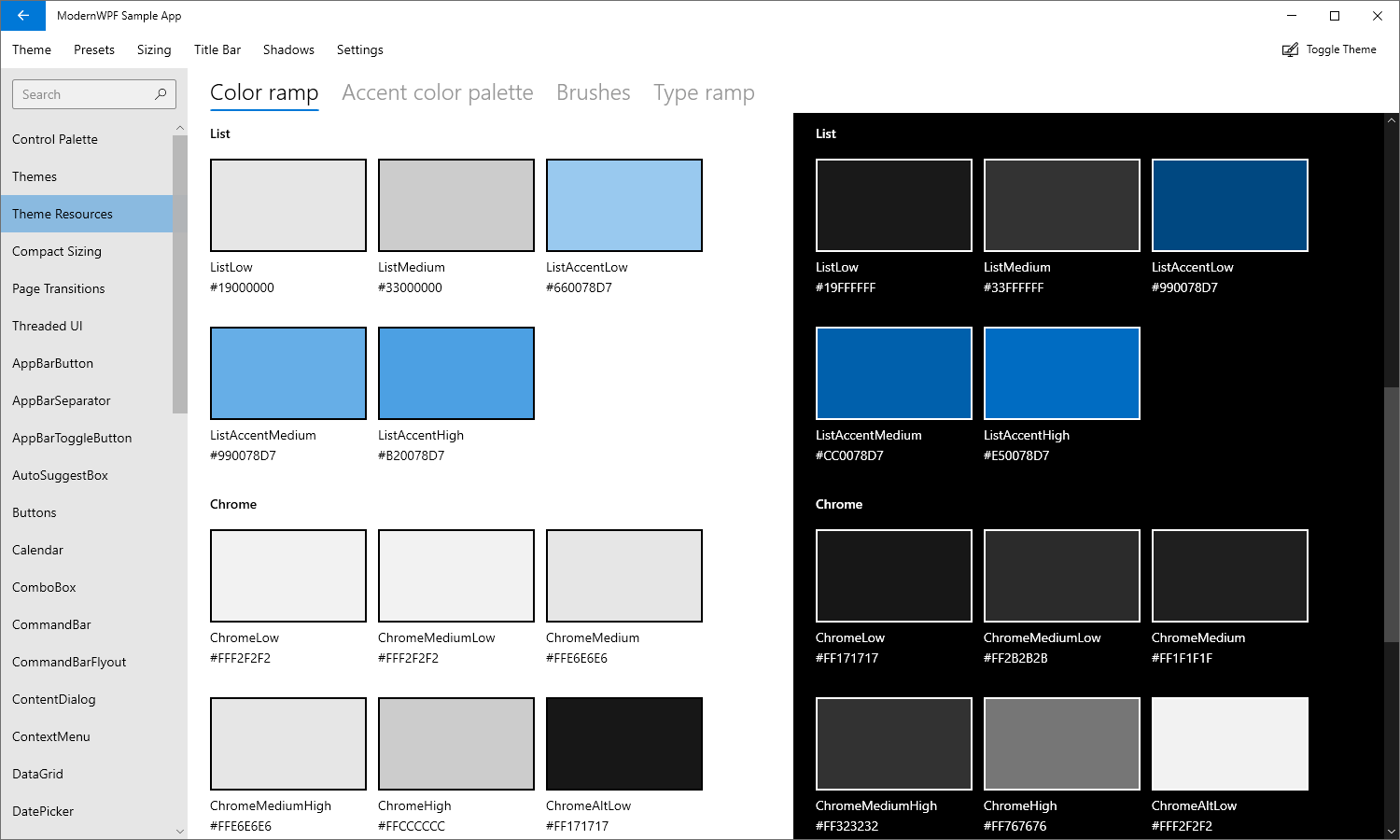 ModernWpf screenshot 12