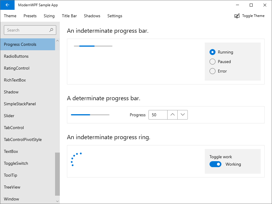 ModernWpf screenshot 11