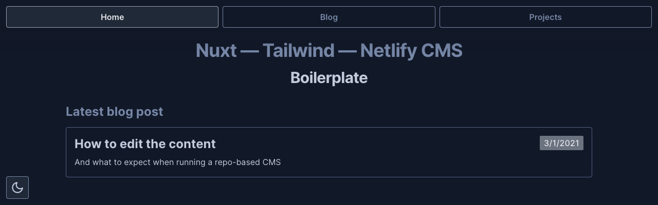 ntn-boilerplate screenshot 1