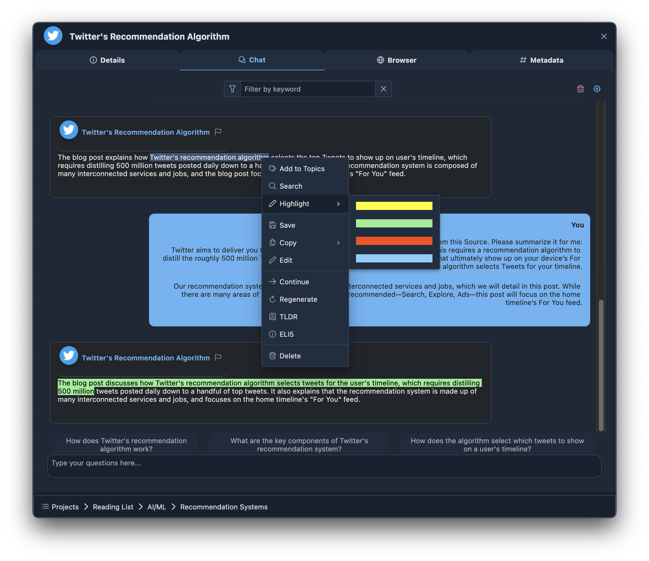 knowledge screenshot 2