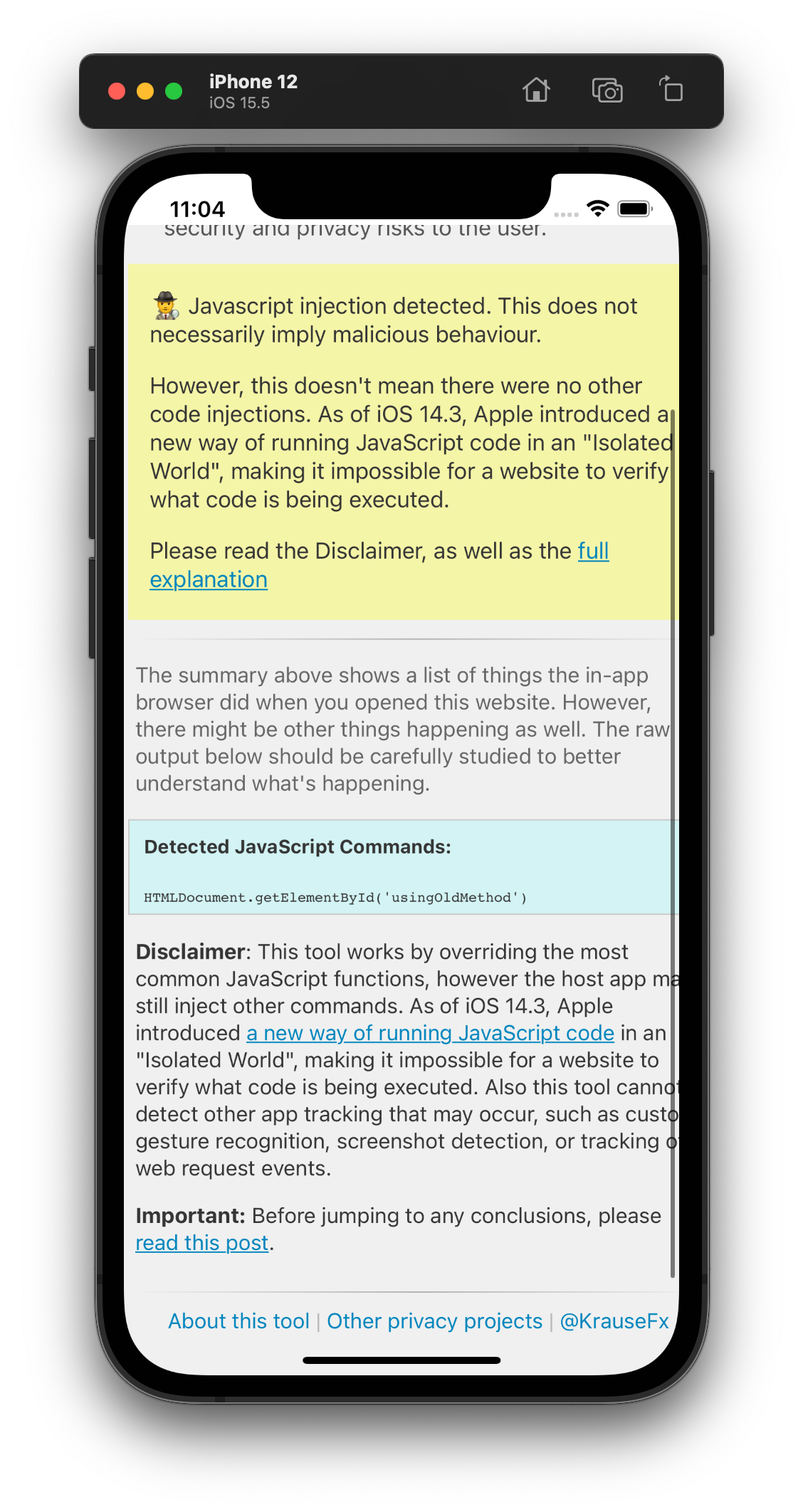 InAppBrowser.com screenshot 2