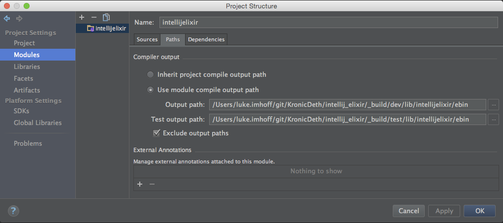 intellij-elixir screenshot 4
