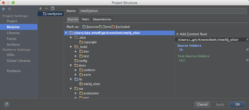 intellij-elixir screenshot 3