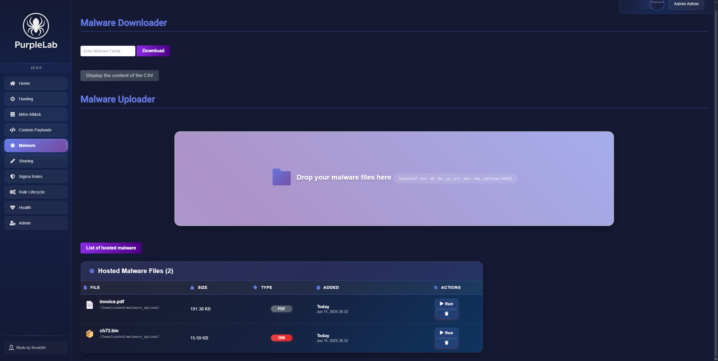 PurpleLab screenshot 3