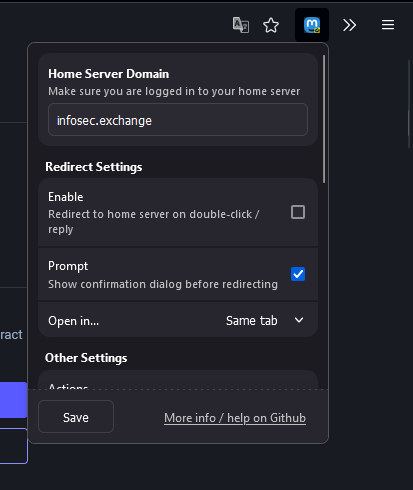 FediAct screenshot 1