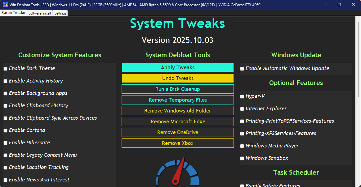Win-Debloat-Tools screenshot 1