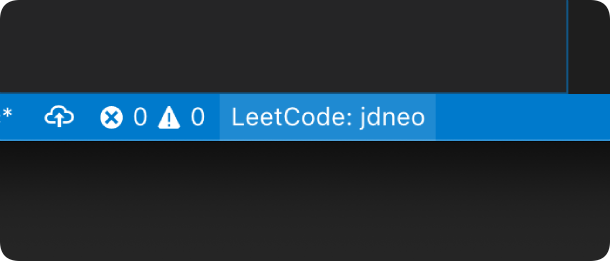 vscode-leetcode screenshot 8