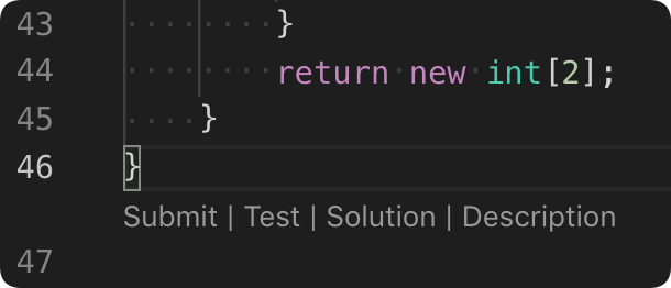 vscode-leetcode screenshot 6