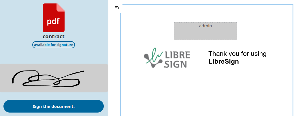 libresign screenshot 1