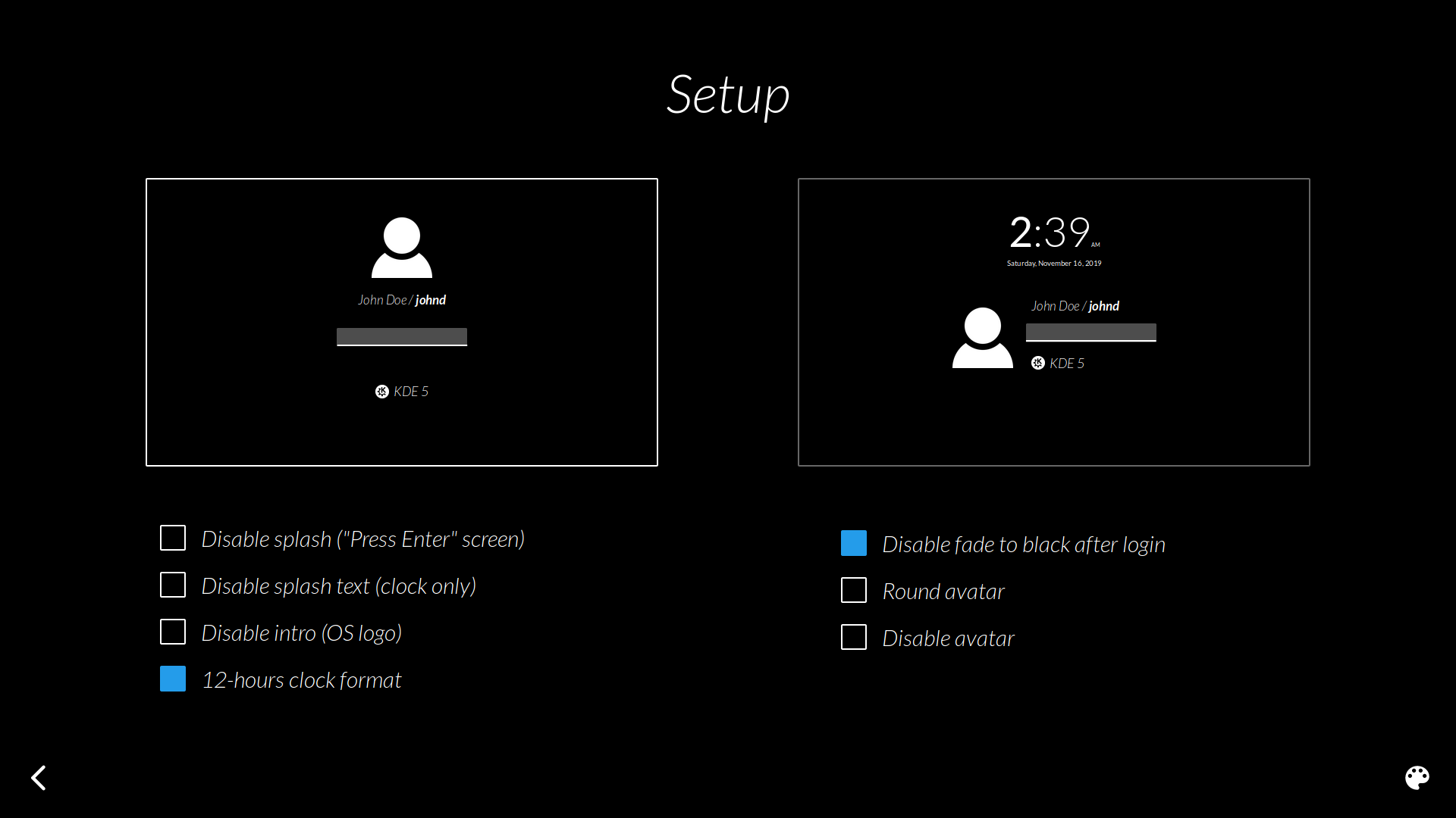 lightdm-webkit-theme-litarvan screenshot 1