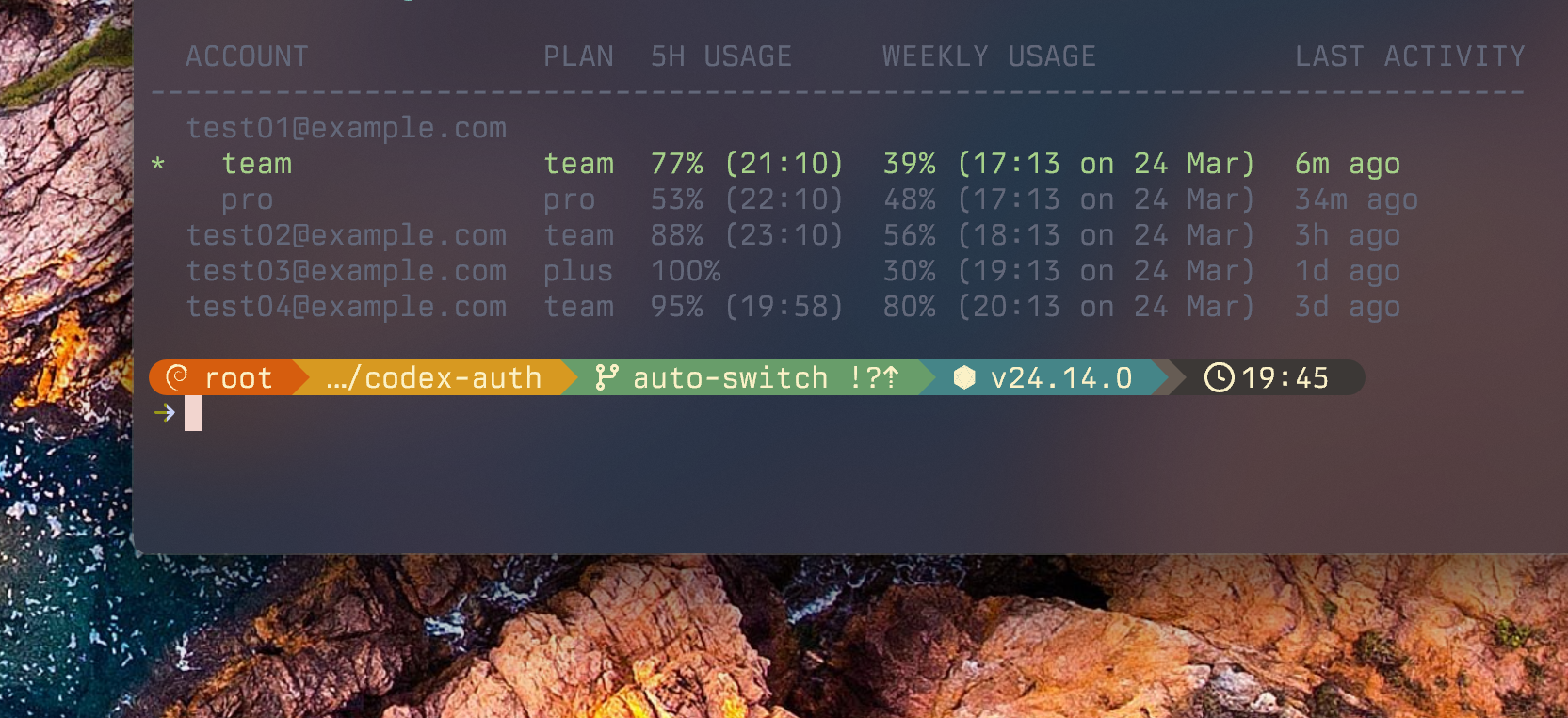 codex-auth screenshot 1