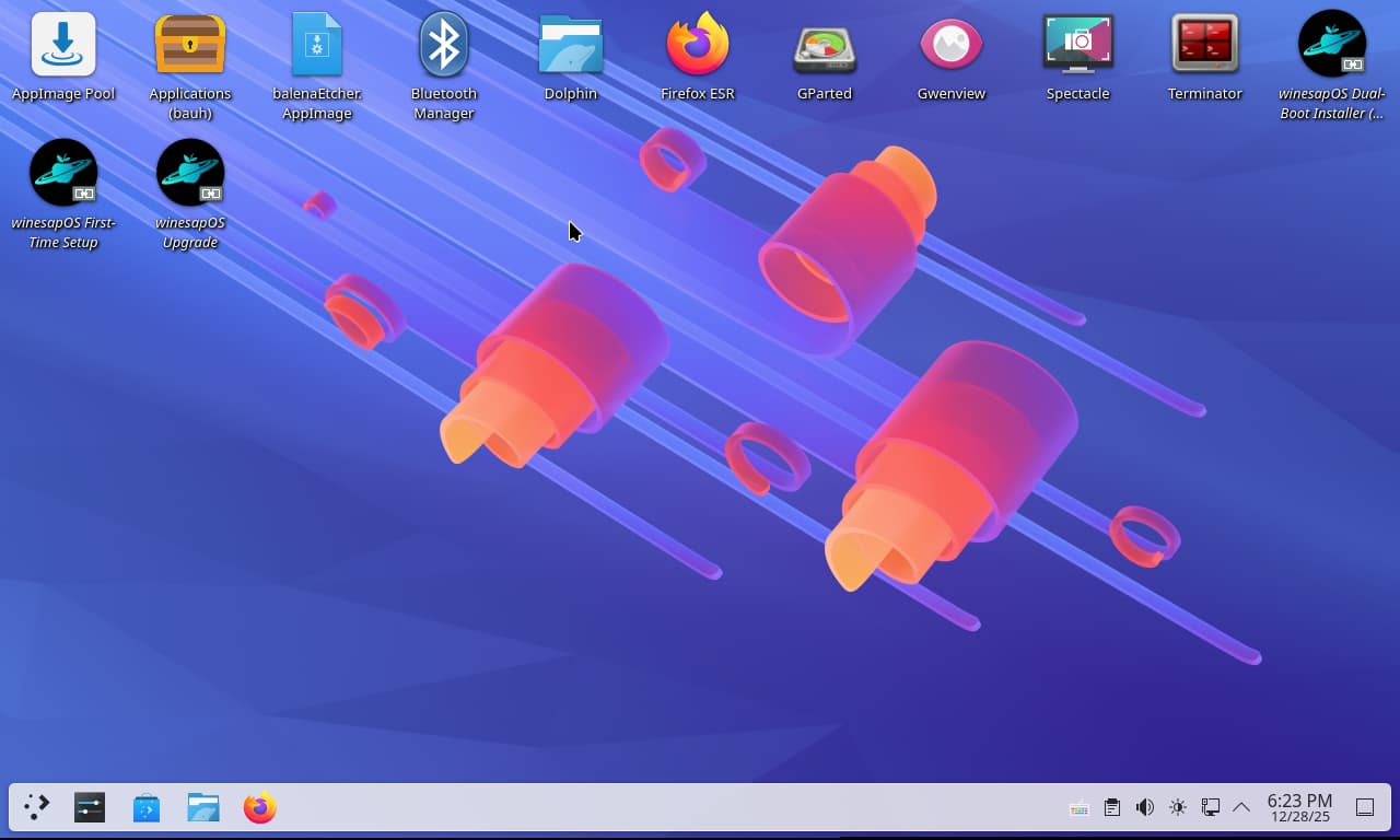 winesapOS screenshot 3