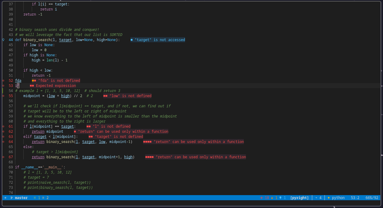 darkplus.nvim screenshot 3