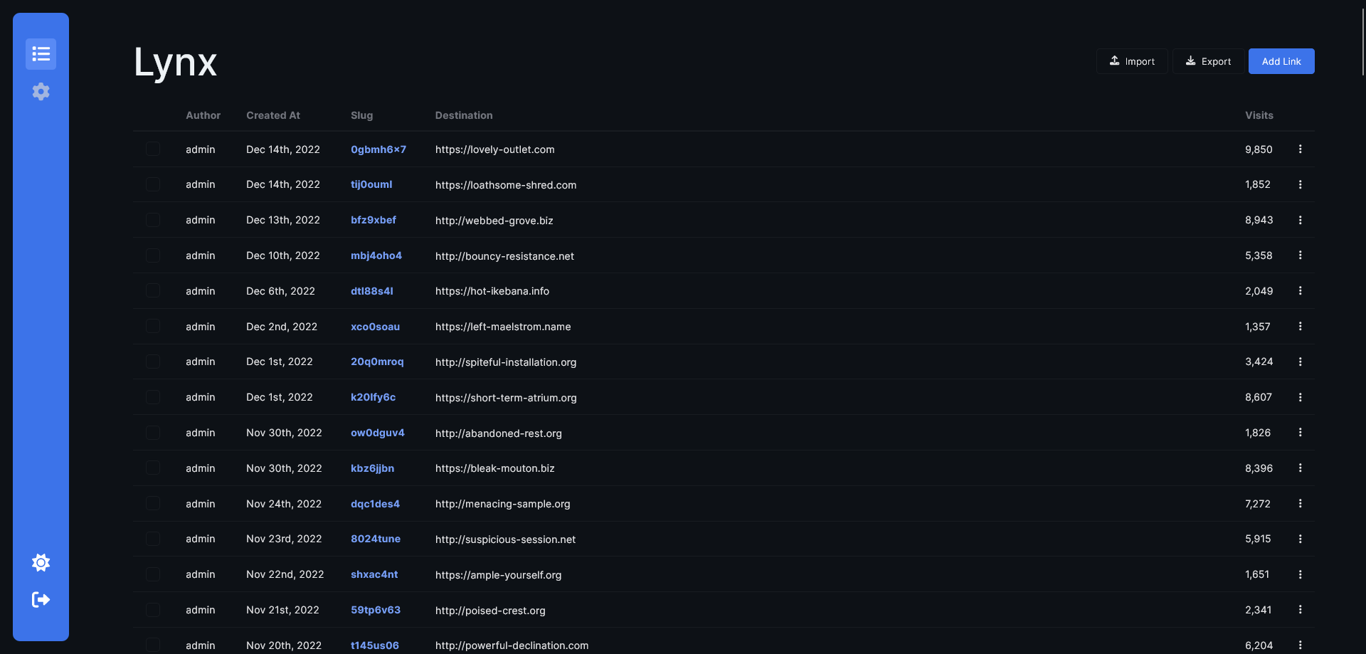 Lynx screenshot 1
