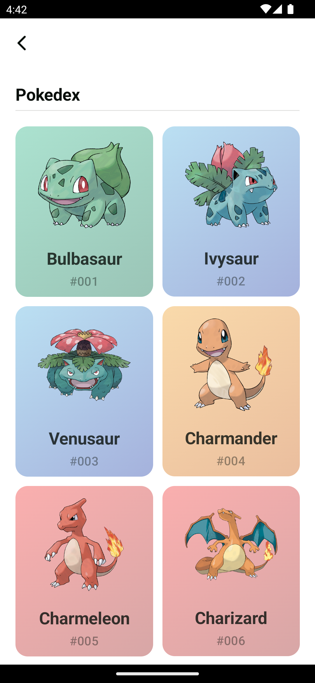 Pokedex screenshot 3