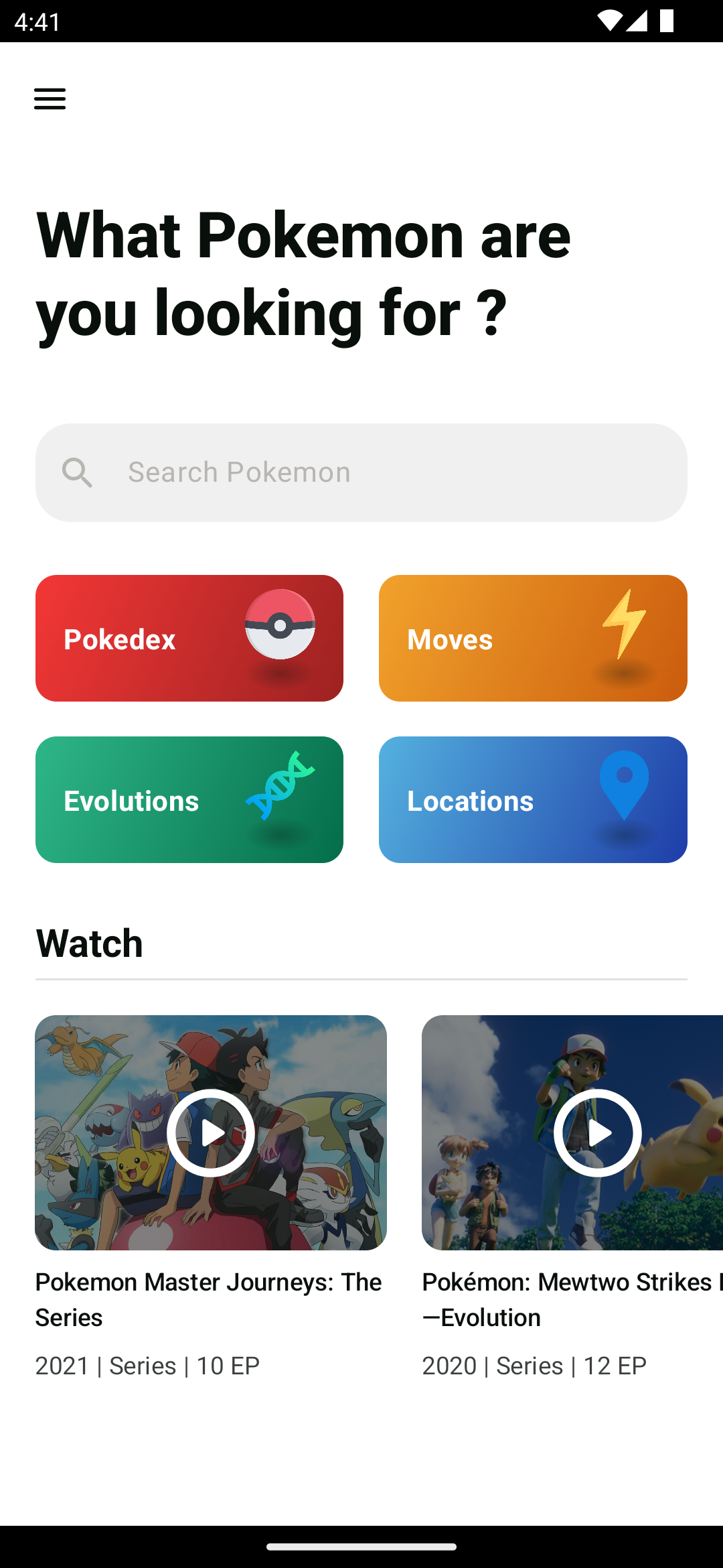 Pokedex screenshot 2