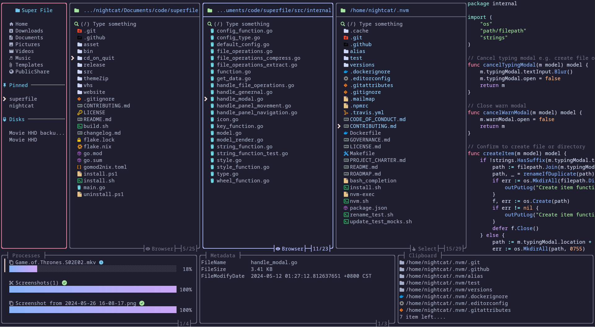 superfile screenshot 3