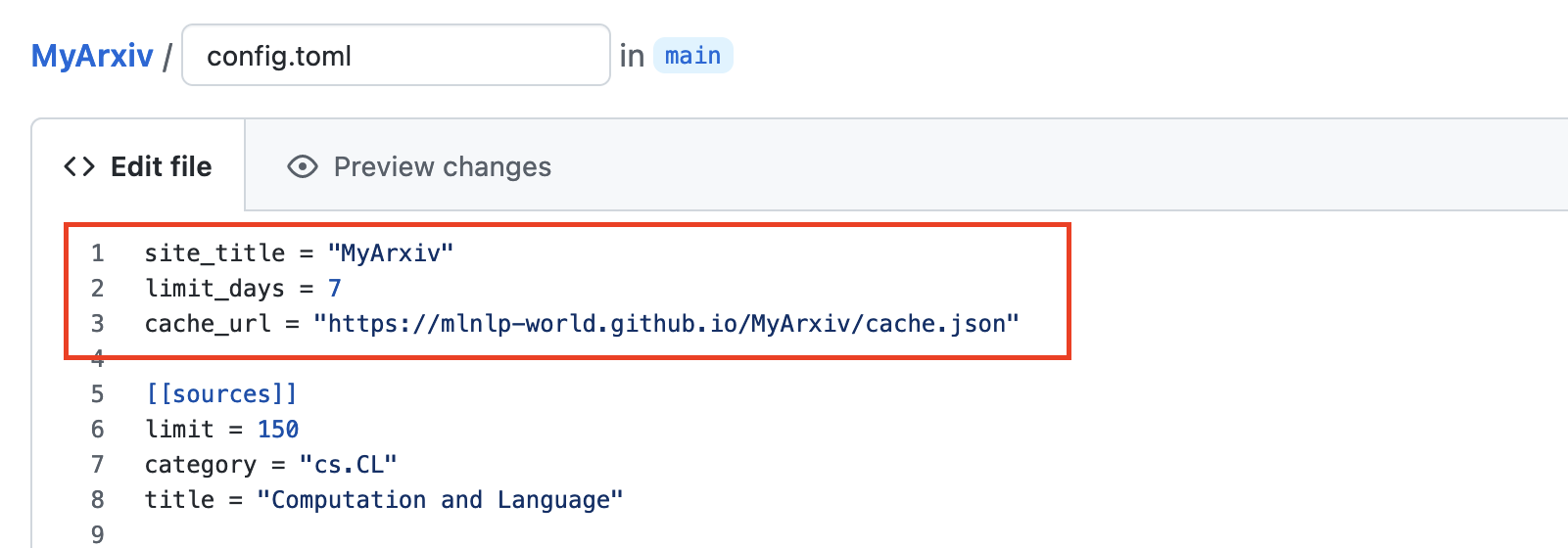 MyArxiv screenshot 9