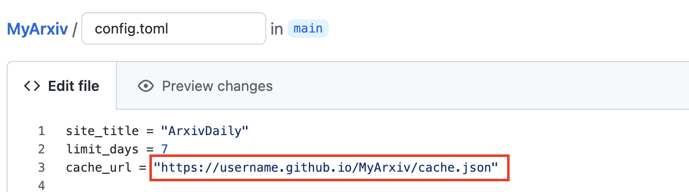 MyArxiv screenshot 6