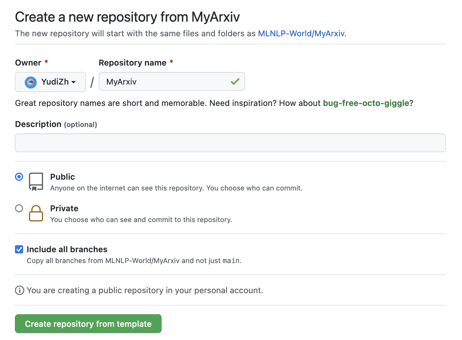 MyArxiv screenshot 5