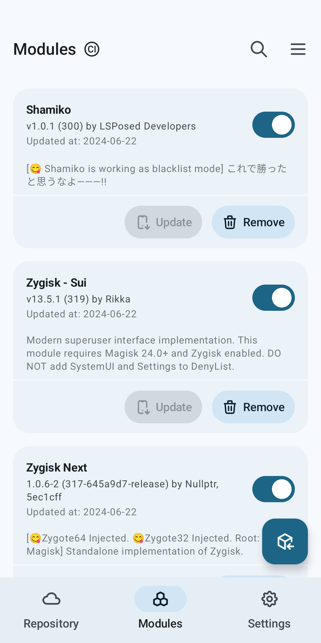 MRepo screenshot 4
