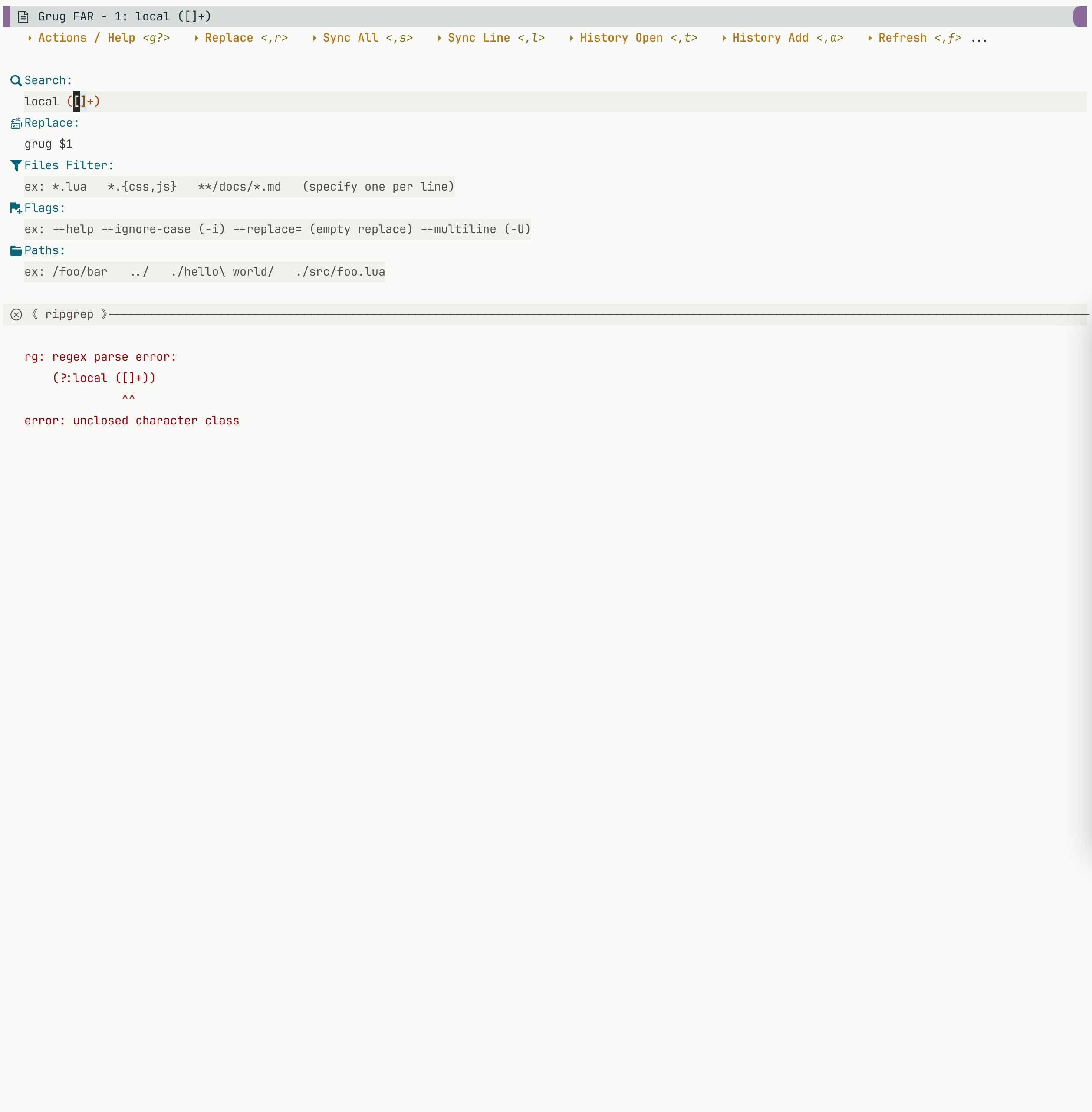 grug-far.nvim screenshot 4