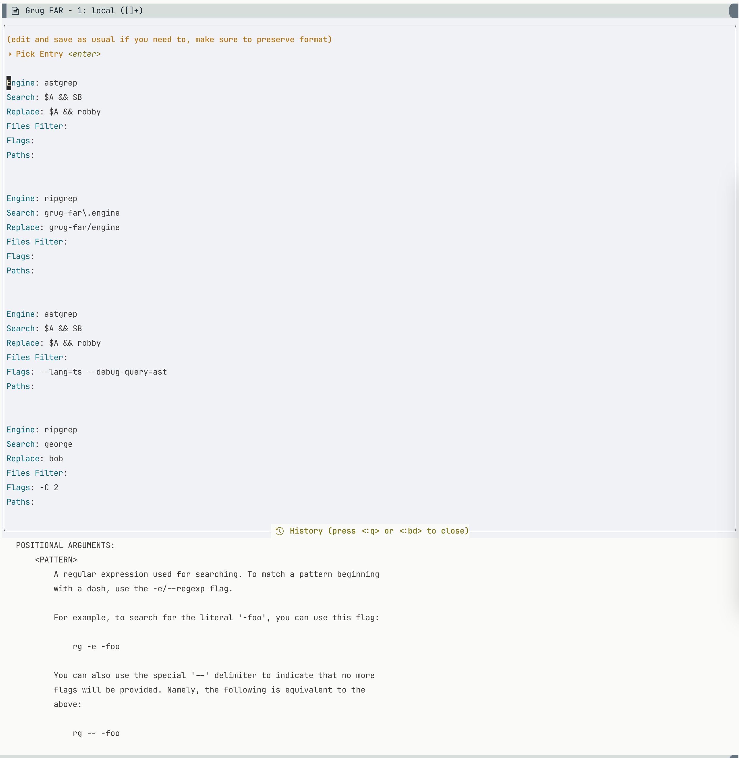 grug-far.nvim screenshot 7