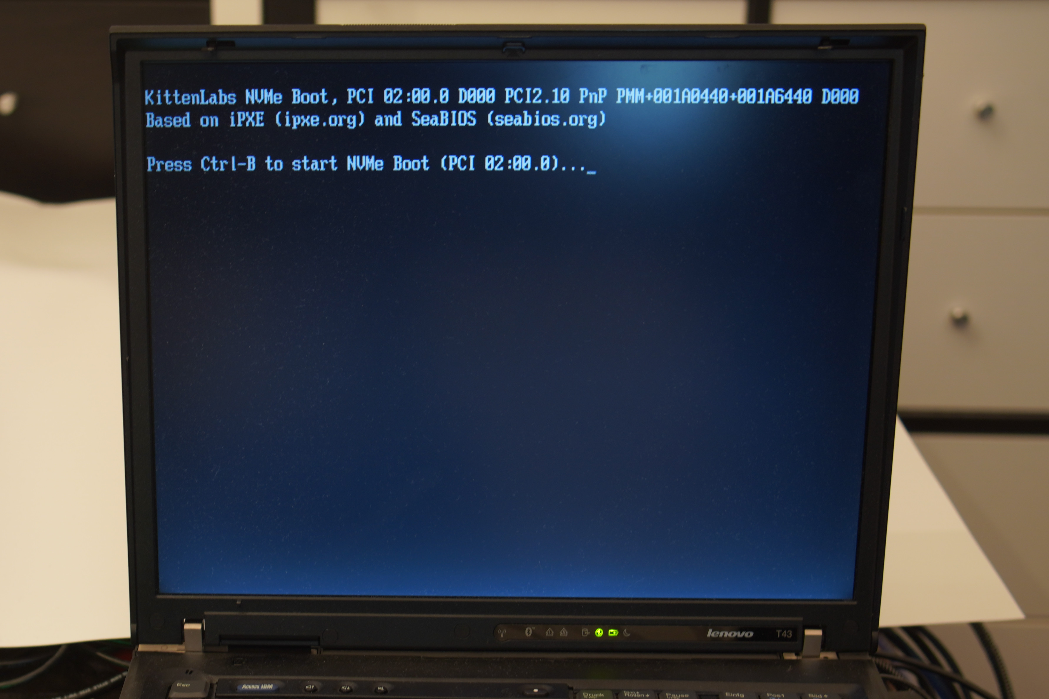 nvme-int13h-optionrom screenshot 1