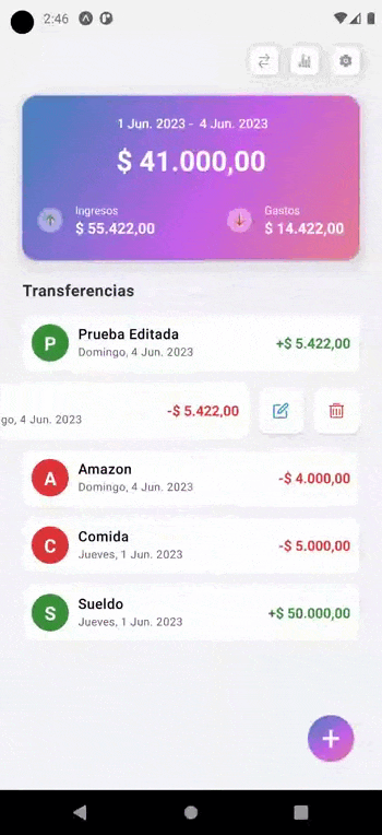 control-de-gastos-app screenshot 2