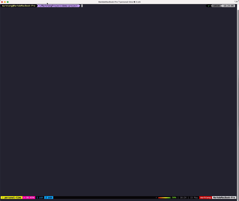dapp-cli screenshot 2