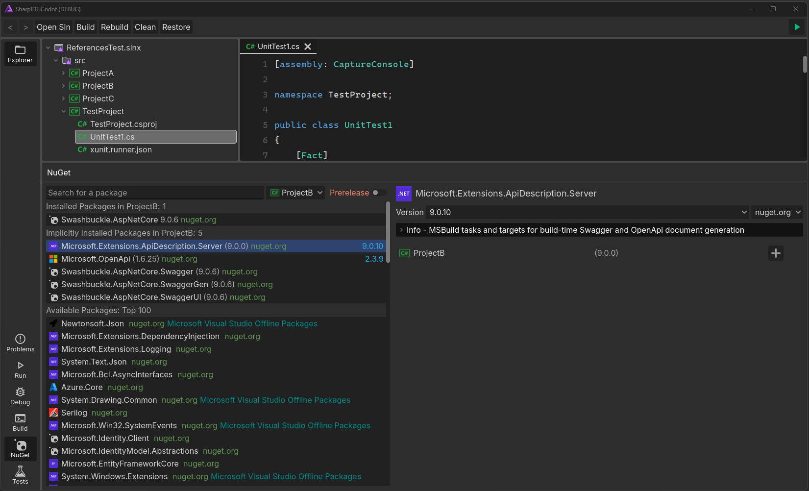 SharpIDE screenshot 10