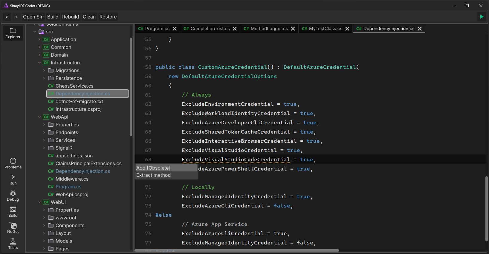 SharpIDE screenshot 4