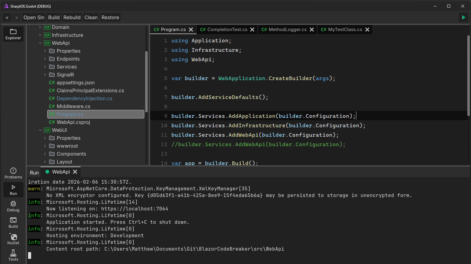 SharpIDE screenshot 7