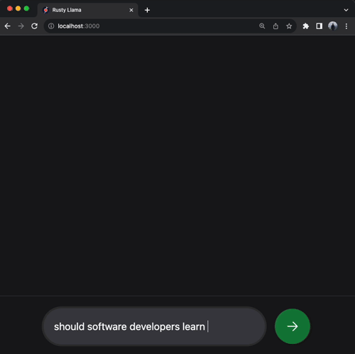 rusty_llama screenshot 1
