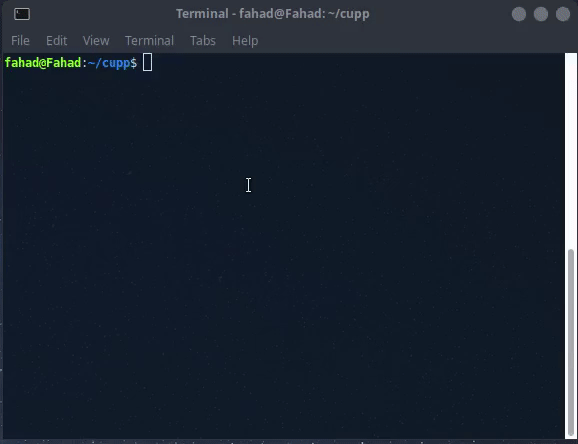 cupp screenshot 1