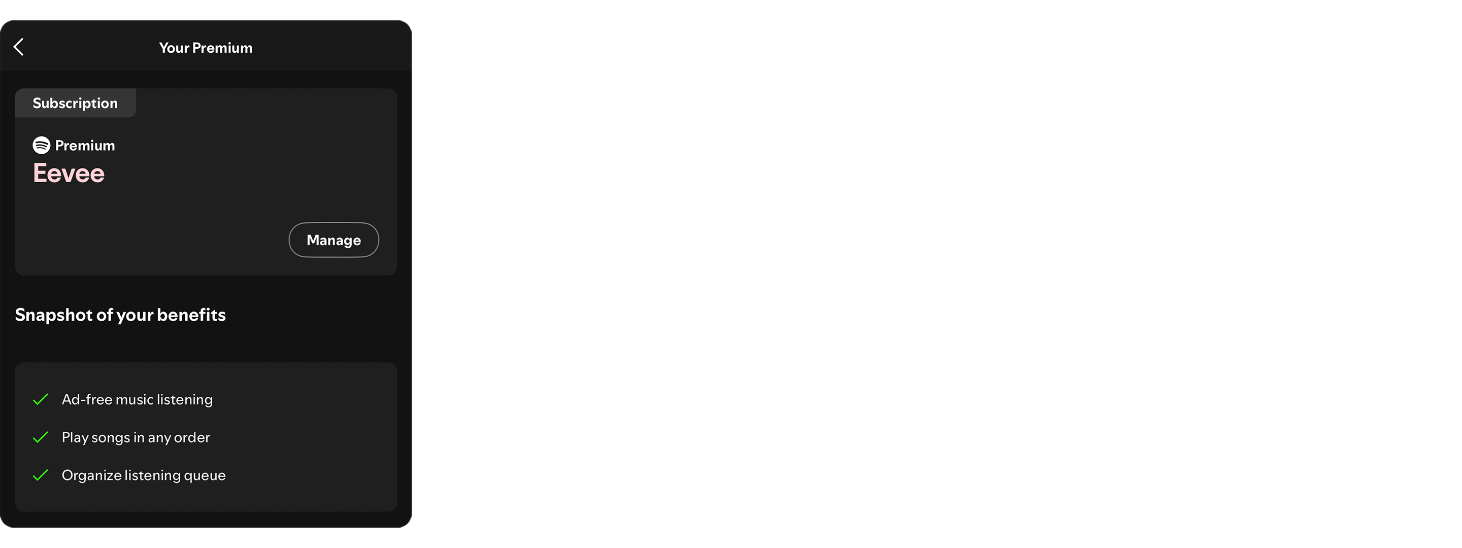 EeveeSpotifyRevivedPublic screenshot 1